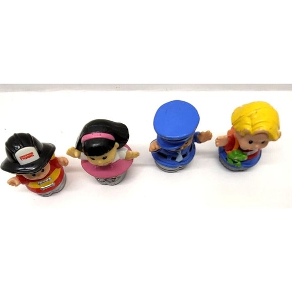 2000 Fisher Price Little People Lot of 4 Figures MATTEL PRETEND PLAY (Z28B) - Picture 3 of 6